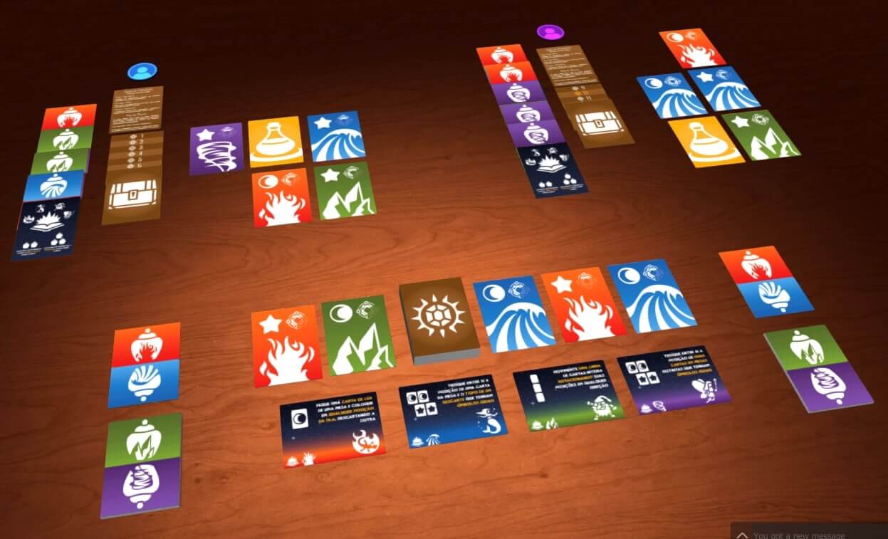 one of my old board game prototypes that I failed to develop fully